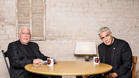 יאיר לפיד פיני גרשון, צילום: אסתר קרן